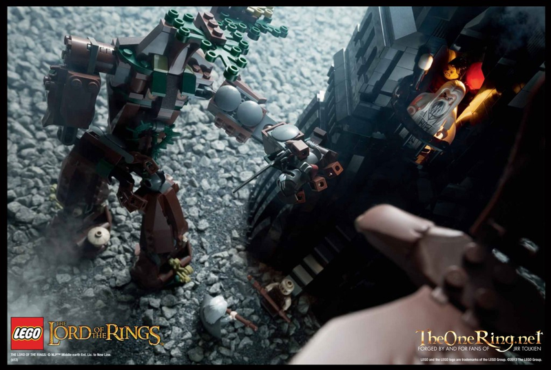 Illustration for article titled Ents, eagles and Christopher Lees abound in Lego's LotR Orthanc set